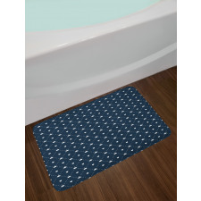 Dots Hearts Tiaras Bath Mat