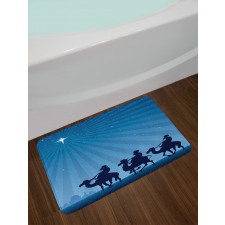 Timeless Scenery Illustration Bath Mat