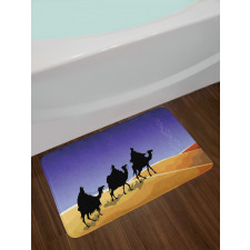 Christmas Star Timeless Bath Mat