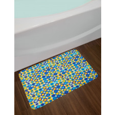 Circular Motifs Bath Mat