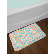 Doodle Endless Petals Bath Mat