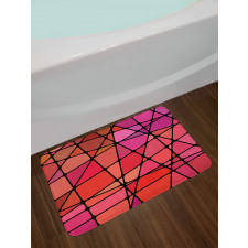 Colorful Mosaic Pattern Bath Mat