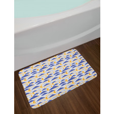 Pouring Water and Thunder Bath Mat