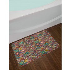 Tribal Culture Pattern Bath Mat