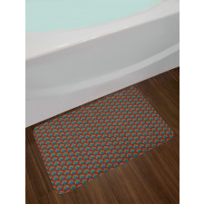 Floral Ornament Bath Mat