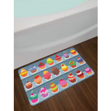 Multilayered Muffin Bath Mat