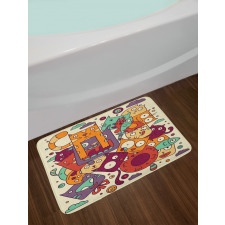 Absurd Doodle Bath Mat