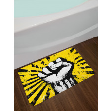 Clenched Fist Bath Mat