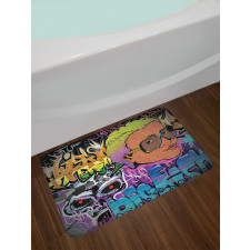 Hip Hop Design Bath Mat