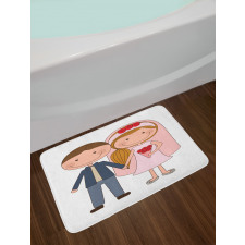 Newlywed Couple Bath Mat