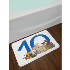 Street Dogs Puppies Bath Mat