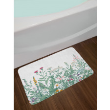 Cow Parsley Musk Mallow Bath Mat