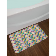 Multi Formed Pairs Bath Mat