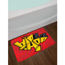 Funky Urban Skyline Bath Mat