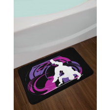 Rebel Teen Breakdancers Bath Mat