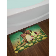 Fairy Tale Wonderland Bath Mat