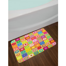 Kids Nursery Rhombus Bath Mat