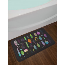 Autumn Forest Ecosystem Bath Mat