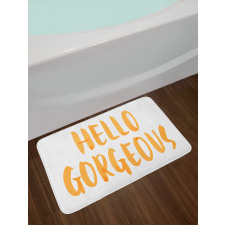 Font Bath Mat