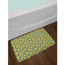 Delicious Vegan Food Bath Mat