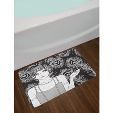 Retro Party Concept Bath Mat