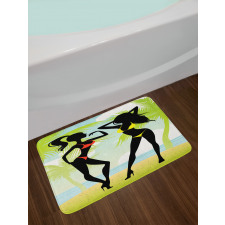 Tropical Island Bath Mat