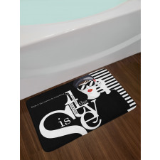 Style is the Answer Text Bath Mat