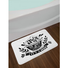 Piping Hot Cup of Tea Bath Mat