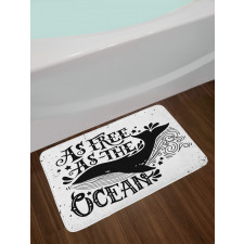 As Free As the Oceans Bath Mat