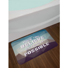 Anything Is Possible Bath Mat