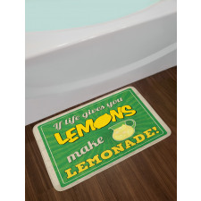 If Life Gives You Lemon Bath Mat