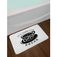 Time for a Coffee Break Bath Mat