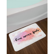 Bokeh Love Never Fails Bath Mat