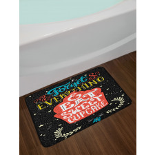 Eat Cupcake Dessert Bath Mat