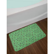 Abstract Trees Bath Mat