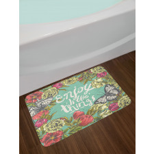 Sketch of Spring Blooms Bath Mat