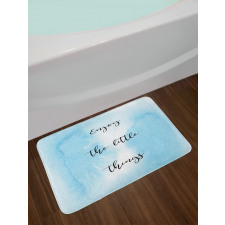 Watercolor Ombre Design Bath Mat