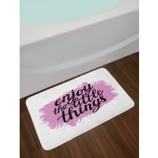 Uplifting Words of Wisdom Bath Mat