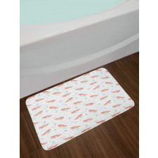 Kids Planes Blue Cloud Bath Mat