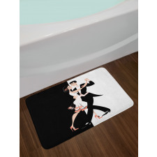 Dancing Couple Bath Mat