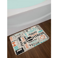 Healthy Life and Sports Bath Mat