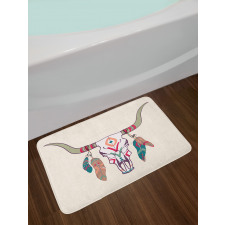 Texas Longhorn Steer Bath Mat