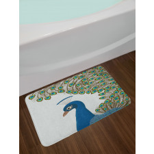 Exotic Feathers Frame Bath Mat