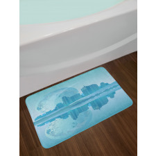 Modern City Building Earth Bath Mat