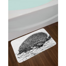 European Hedgehog Bath Mat