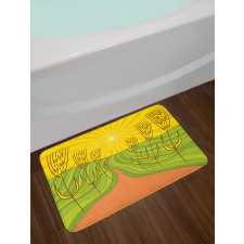 Farmland Agriculture Bath Mat