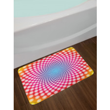 Modern Dots Design Bath Mat