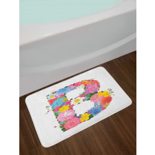 Romantic ABC Sign Bath Mat