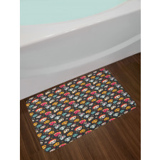 Colorful Cultural Bath Mat