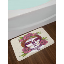 Girl with Makeup Bath Mat